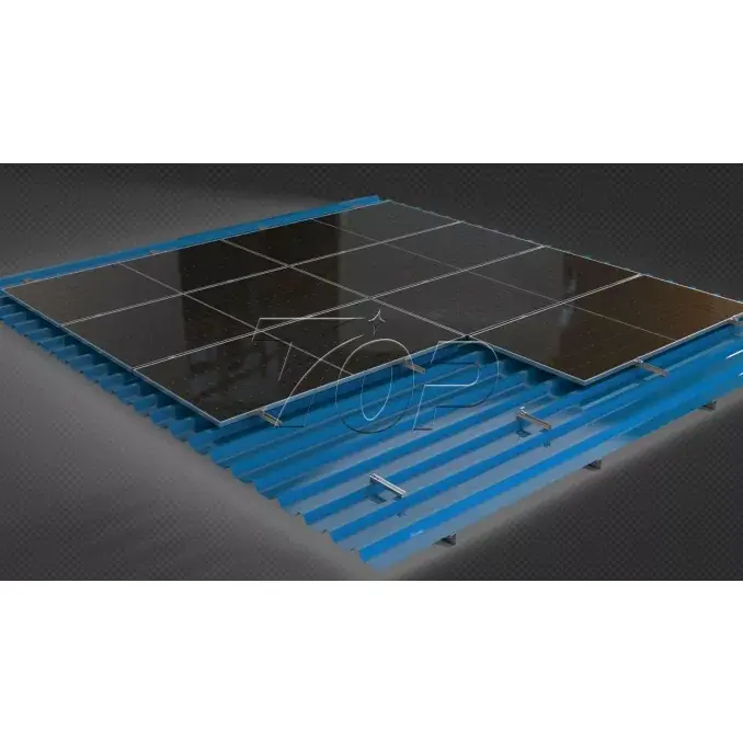 Panel solar de aluminio Montaje Mini Rail