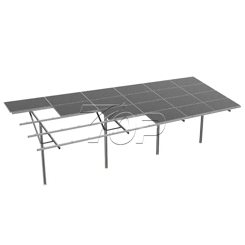 Estantería solar de montaje en el suelo