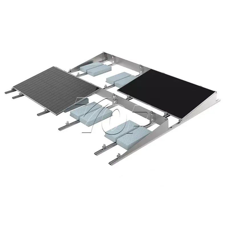 Montas solares para techos planos