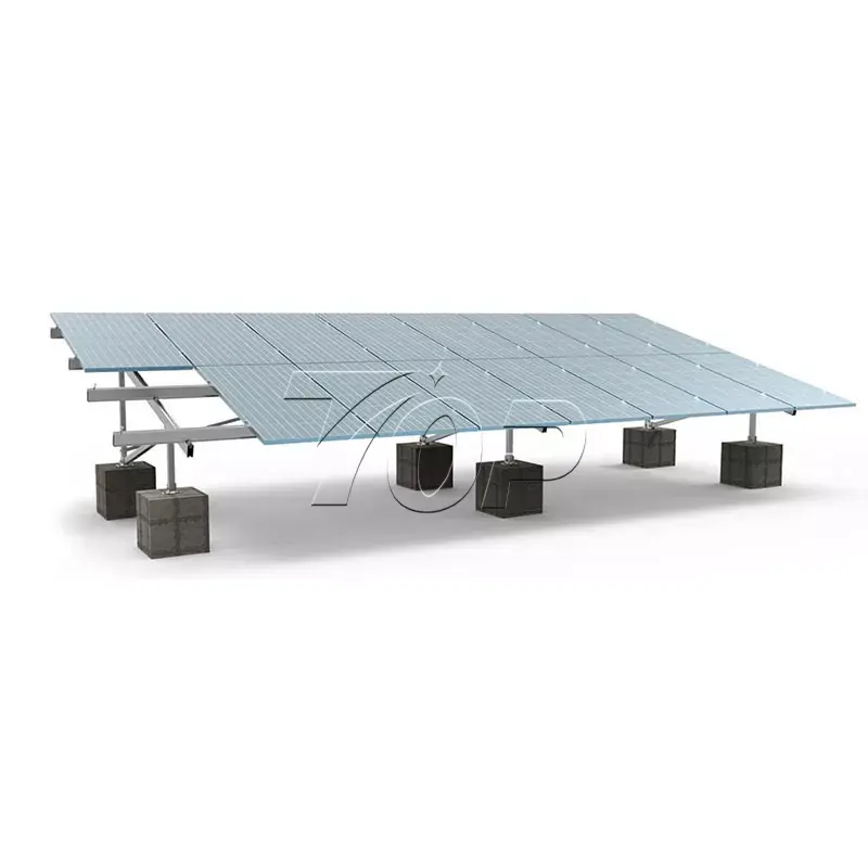 Montas solares de techo plano