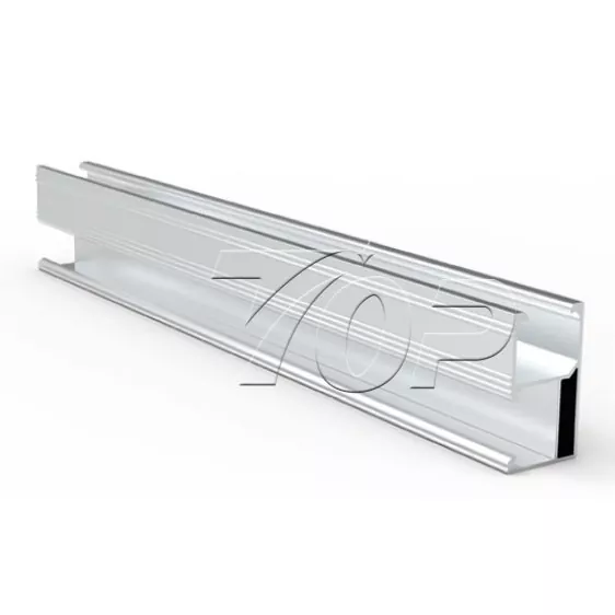 Rieles de panel solar de aluminio