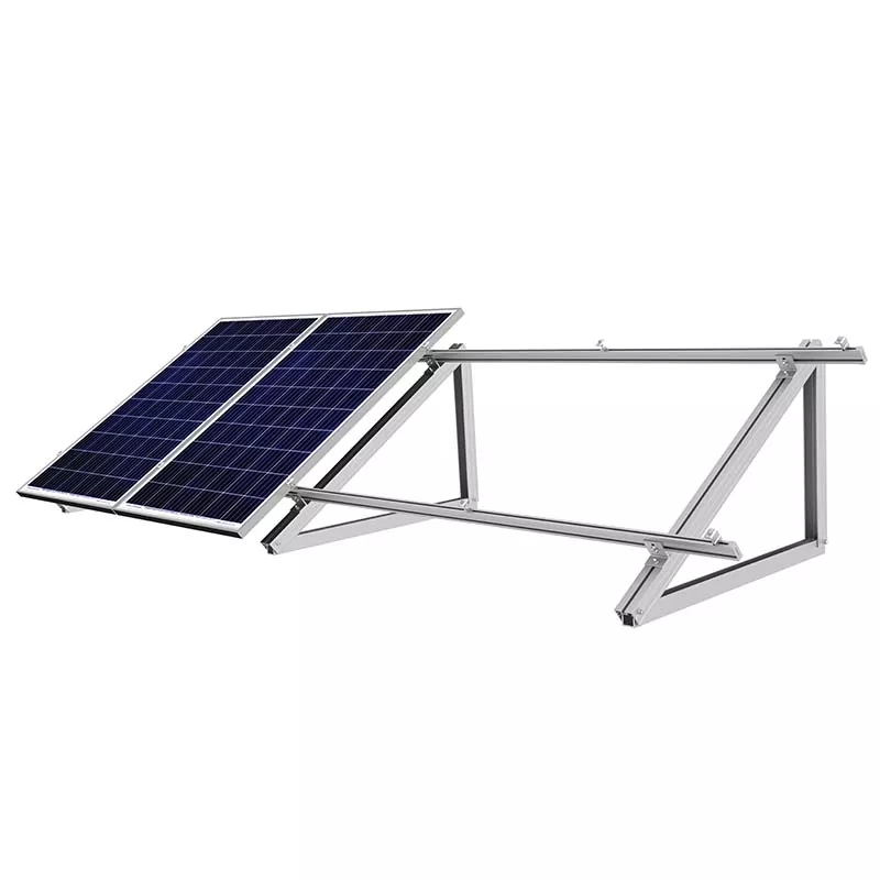 Paneles solares en el techo plano