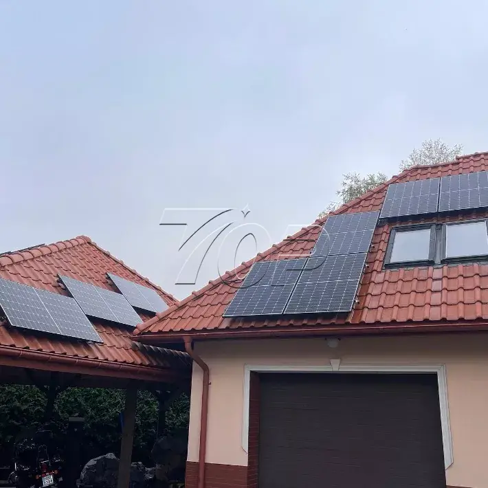 Monta solar de techo de baldosas